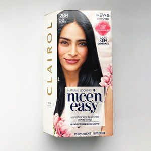 Clairol 2BB Blue Black Nice'n Easy Hair Color with Conditioner